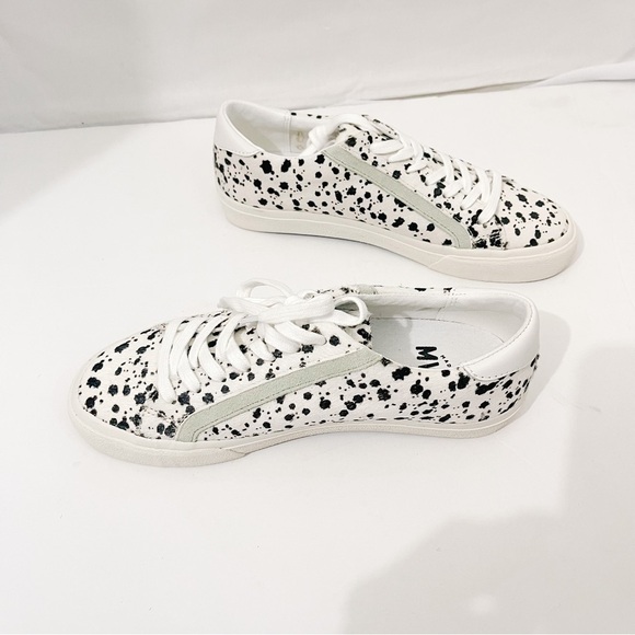 Madewell Sidewalk Low-Top Sneakers in Spatter-Painted Calf Hair - Picture 4 of 10